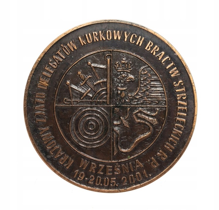 MEDAL STRAJK DZIECI WRZESIŃSKICH, ZJAZD BRACTW KURKOWYCH, WRZEŚNIA 2001