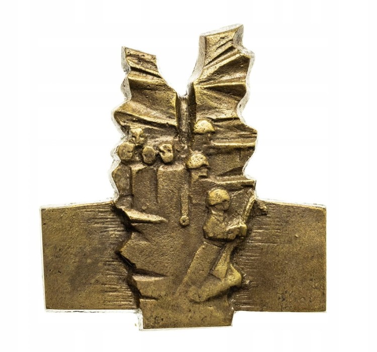 MEDAL ODSŁONIĘCIE POMNIKA BOHATERÓW II WOJNY ŚWIATOWEJ, LIPKA 1977