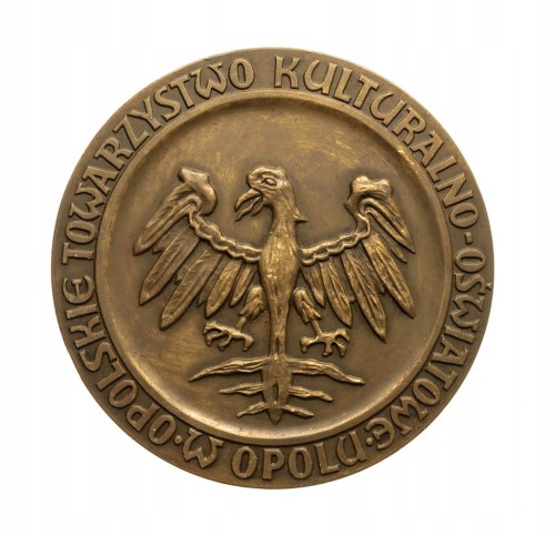 MEDAL ZWIĄZEK POLAKÓW W NIEMCZECH, TOW. KULTURALNO-OŚWIATOWE, OPOLE 1972