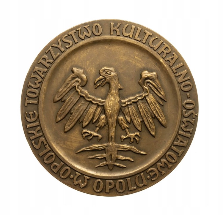 MEDAL ZWIĄZEK POLAKÓW W NIEMCZECH, TOW. KULTURALNO-OŚWIATOWE, OPOLE 1972