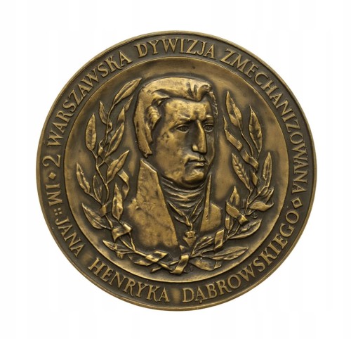 MEDAL 2 WARSZAWSKA DYWIZJA ZMECHANIZOWANA IM. DĄBROWSKIEGO