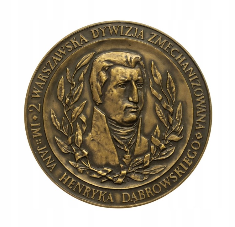 MEDAL 2 WARSZAWSKA DYWIZJA ZMECHANIZOWANA IM. DĄBROWSKIEGO