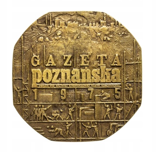 MEDAL WOLA LUDU, GAZETA POZNAŃSKA 1975