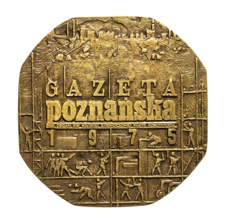 MEDAL WOLA LUDU, GAZETA POZNAŃSKA 1975