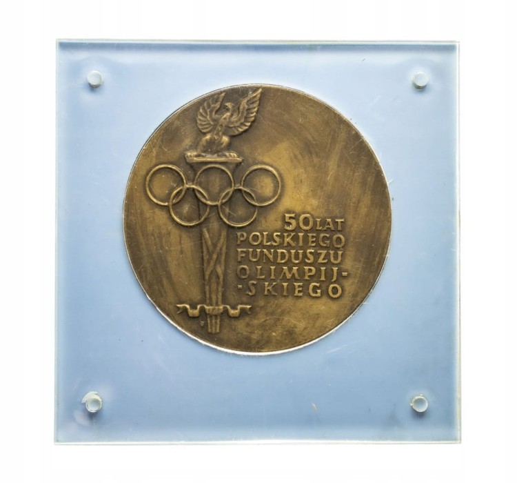 MEDAL 50 LAT POLSKIEGO FUNDUSZU OLIMPIJSKIEGO 1976
