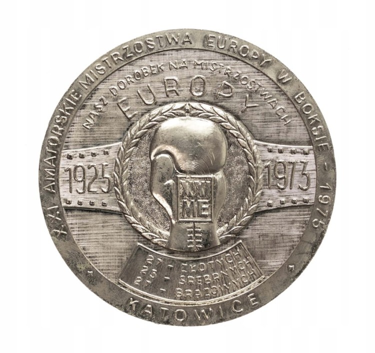 MEDAL XXI AMATORSKIE MISTRZOSTWA EUROPY W BOKSIE, KATOWICE 1975