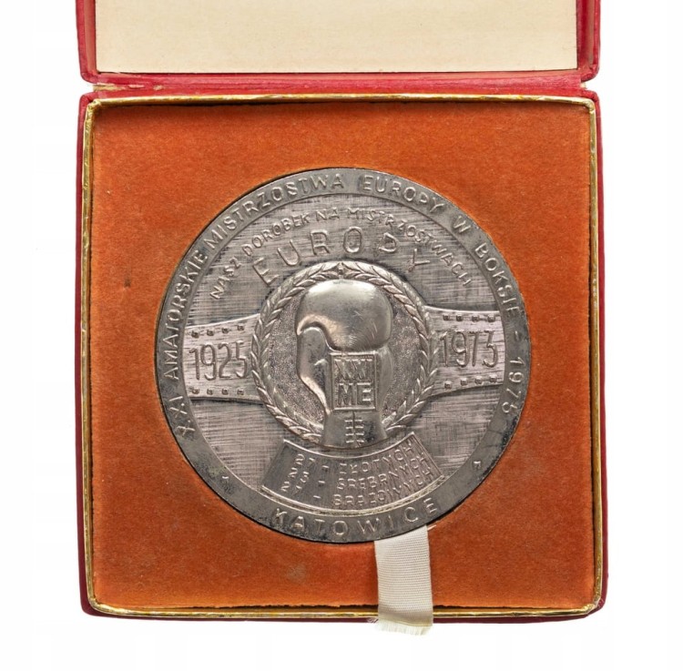 MEDAL XXI AMATORSKIE MISTRZOSTWA EUROPY W BOKSIE, KATOWICE 1975