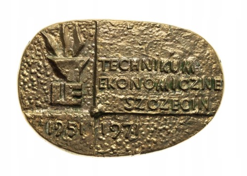 MEDAL STANISŁAW STASZIC, TECHNIKUM EKONOMICZNE SZCZECIN 1971