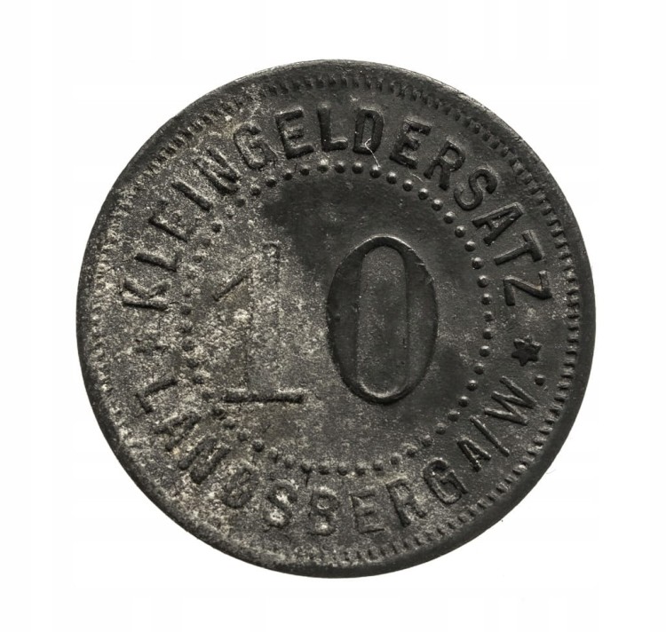 Landsberg a. Warthe / Gorzów Wlkp - 10 fenigów 1917, cynk.