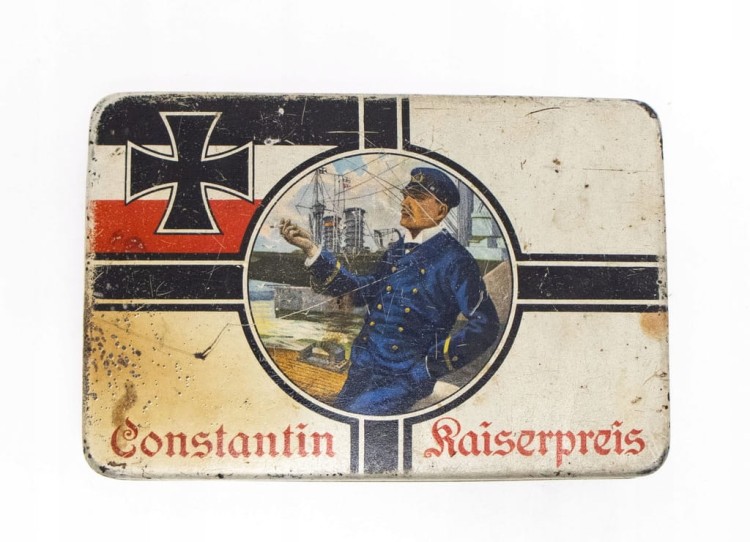 STARE PUDEŁKO PAPIEROSY CONSTANTIN KAISERPREIS, DREZNO NIEMCY
