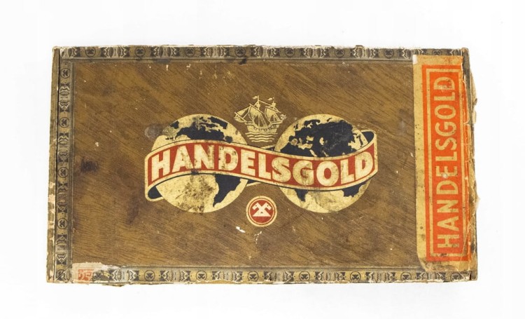 STARE PUDEŁKO CYGARA HANDELSGOLD, NIEMCY 1963
