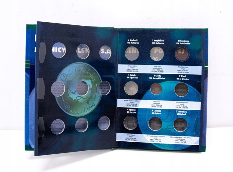 ALBUM DO MONET DUKAT LOKALNY MENNICY POLSKIEJ 2006-2008