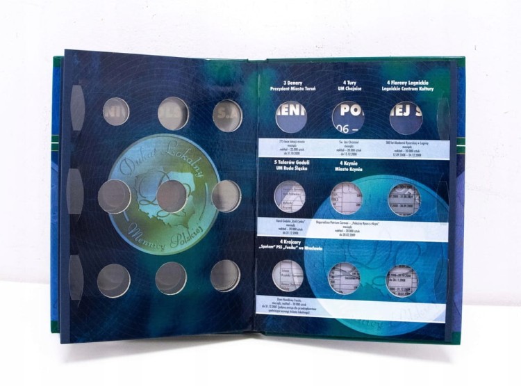 ALBUM DO MONET DUKAT LOKALNY MENNICY POLSKIEJ 2006-2008