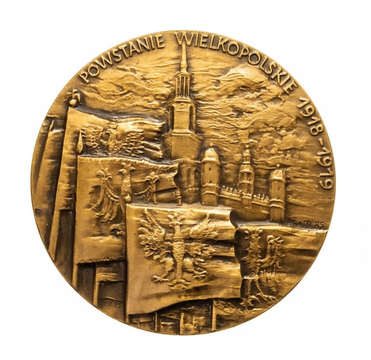 MEDAL JÓZEF DOWBÓR MUŚCICKI, POWSTANIE WIELKOPOLSKIE, PTAIN 1985