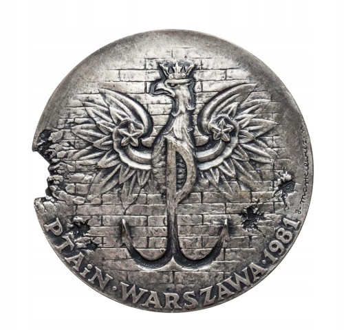 MEDAL POWSTANIE WARSZAWSKIE, PTAIN WARSZAWA 1981 (MARKIEWICZ)