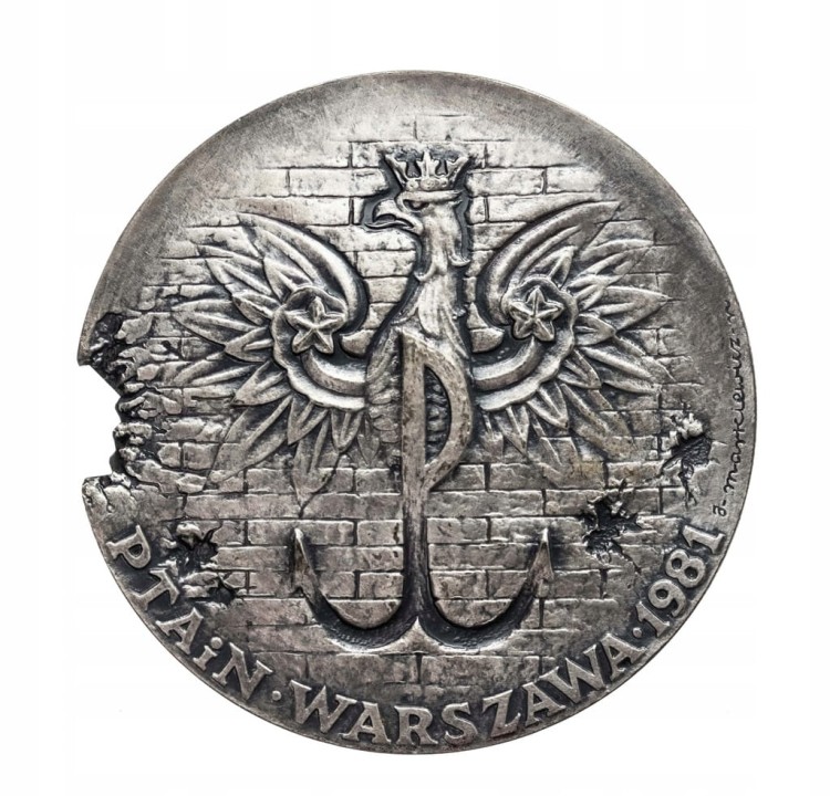 MEDAL POWSTANIE WARSZAWSKIE, PTAIN WARSZAWA 1981 (MARKIEWICZ)