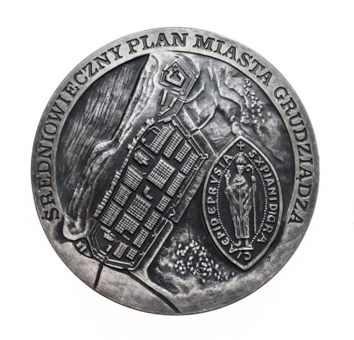MEDAL 700-LECIE NADANIA PRAW MIEJSKICH GRUDZIĄDZ 1991