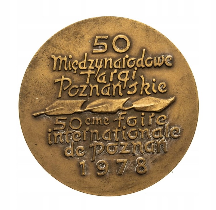 MEDAL 50 MIĘDZYNARODOWE TARGI POZNAŃSKIE 1978 (STASIŃSKI)