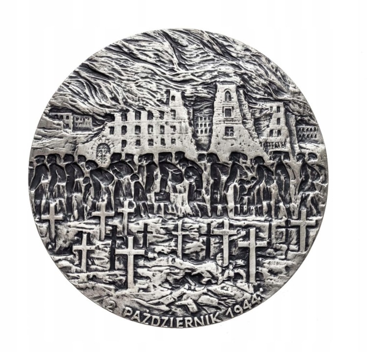MEDAL 40 ROCZNICA POWSTANIA WARSZAWSKIEGO, PTAIN 1984