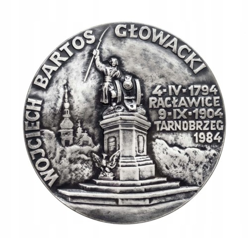 MEDAL WOJCIECH BARTOS GŁOWACKI, RACŁAWICE TARNOBRZEG, PTAIN TARNOBRZEG 1984