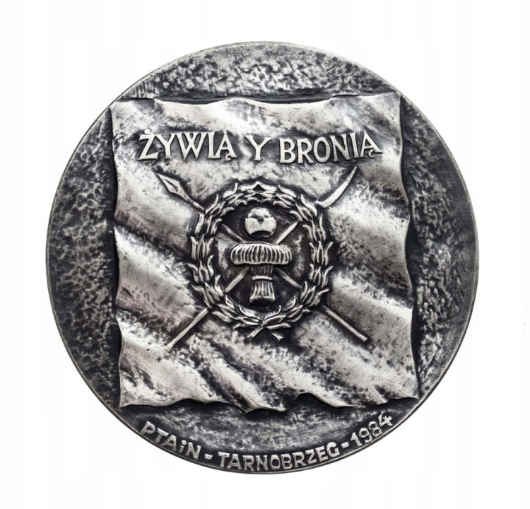 MEDAL WOJCIECH BARTOS GŁOWACKI, RACŁAWICE TARNOBRZEG, PTAIN TARNOBRZEG 1984