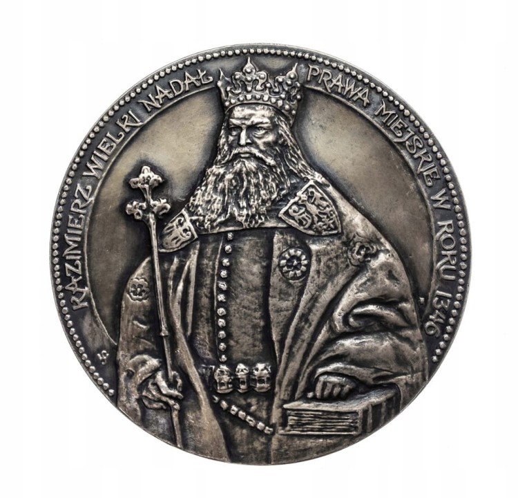 MEDAL KAZIMIERZ WIELKI, 100 LAT KOMUNIKACJI MIEJSKIEJ BYDGOSZCZ 1988