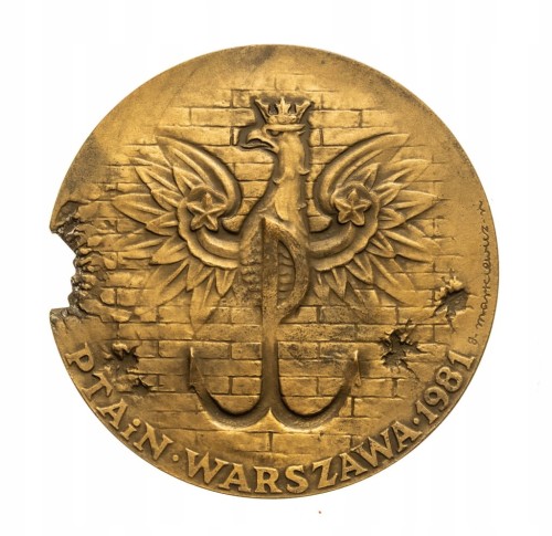 MEDAL POWSTANIE WARSZAWSKIE, PTAIN WARSZAWA 1981 (MARKIEWICZ)