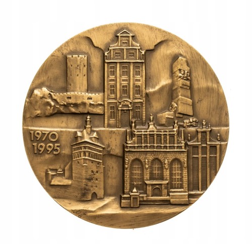 MEDAL 25 LAT MUZEUM HISTORII MIASTA GDAŃSKA 1995