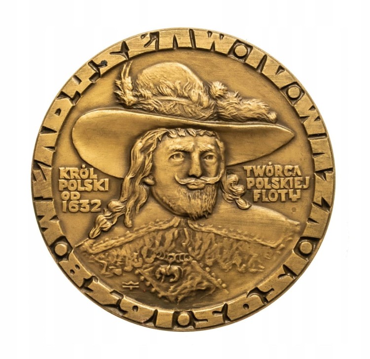 MEDAL WŁADYSŁAW IV WAZA, 50 LAT PORTU WŁADYSŁAWOWO 1988 (TOŁKIN)