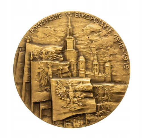 MEDAL JÓZEF DOWBÓR MUŚCICKI, POWSTANIE WIELKOPOLSKIE, PTAIN 1985