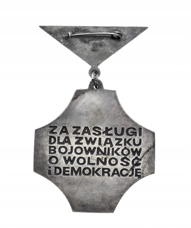 ODZNAKA ZBOWID, ZA ZASŁUGI DLA ZWIĄZKU BOJOWNIKÓW O WOLNOŚĆ I DEMOKRACJĘ