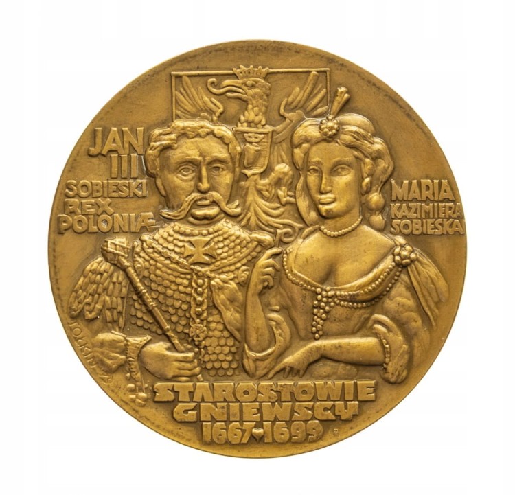 MEDAL JAN III SOBIESKI, 750 LAT ZIEMI GNIEWSKIEJ 1979