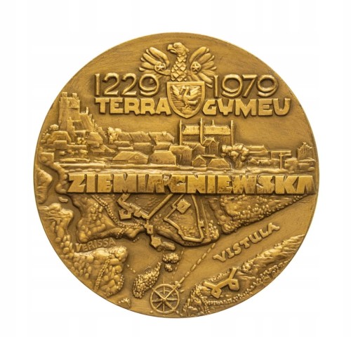 MEDAL JAN III SOBIESKI, 750 LAT ZIEMI GNIEWSKIEJ 1979