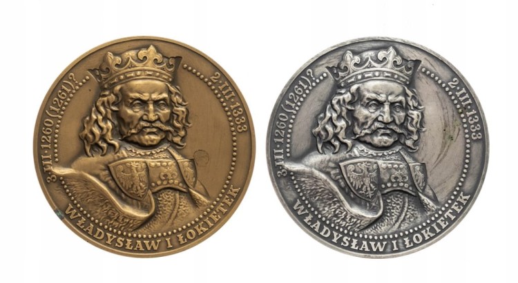 ZESTAW MEDALI WŁADYSŁAW I ŁOKIETEK, PŁOWCE 1331, TWO 1992