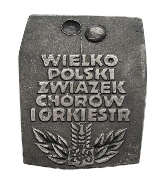 MEDAL 90 LAT DZIAŁALNOŚCI POLSKIEGO ZWIĄZKU CHÓRÓW I ORKIESTR, POZNAŃ 1982