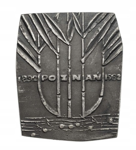 MEDAL 90 LAT DZIAŁALNOŚCI POLSKIEGO ZWIĄZKU CHÓRÓW I ORKIESTR, POZNAŃ 1982