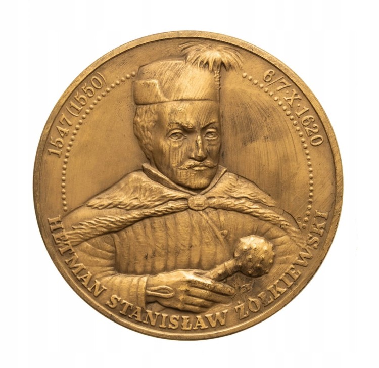 MEDAL HETMAN STANISŁAW ŻÓŁKIEWSKI, KAMPANIA MOSKIEWSKA 1610, TWO 1996