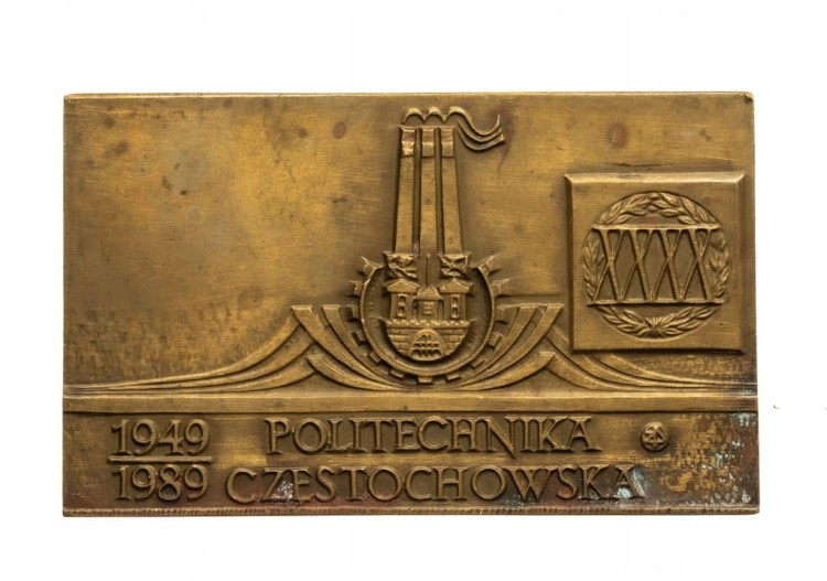 MEDAL 50 LAT POLITECHNIKI CZĘSTOCHOWSKIEJ 1989