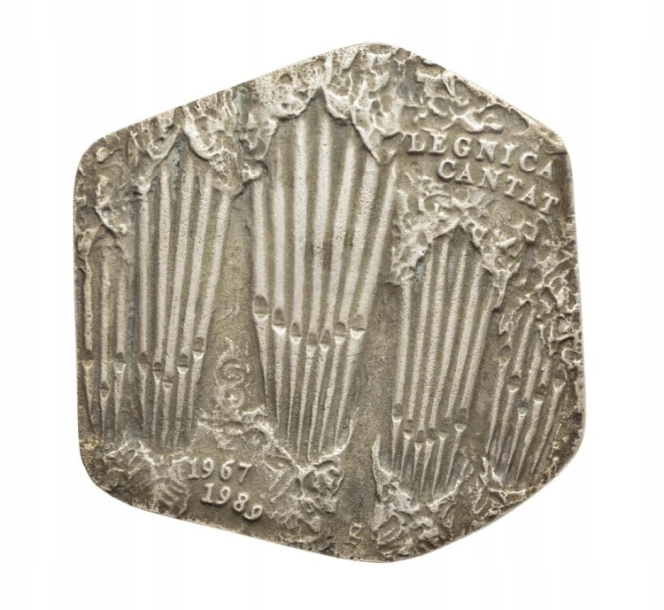 MEDAL W UZNANIU ZASŁUG DLA TURNIEJU CHÓRÓW LEGNICA CANTAT 1989