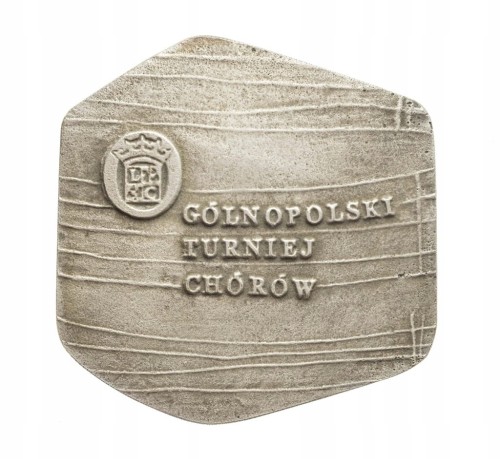 MEDAL W UZNANIU ZASŁUG DLA TURNIEJU CHÓRÓW LEGNICA CANTAT 1989