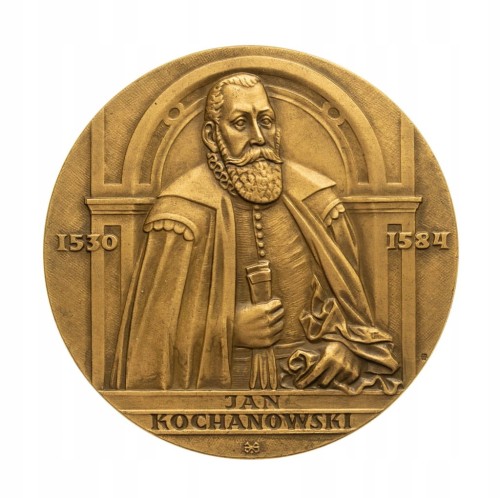 MEDAL JAN KOCHANOWSKI, 450 LECIE URODZIN, ZWOLEŃ 1980
