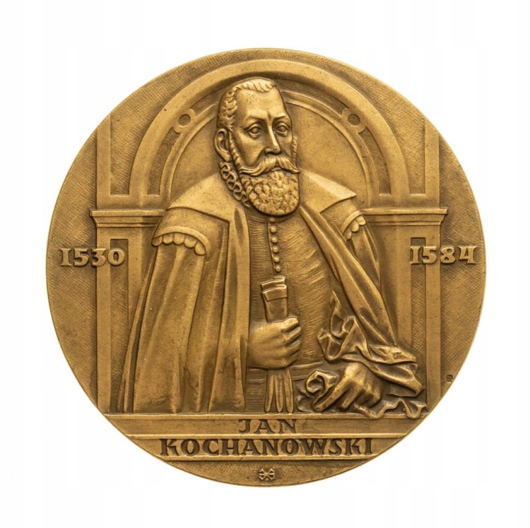 MEDAL JAN KOCHANOWSKI, 450 LECIE URODZIN, ZWOLEŃ 1980