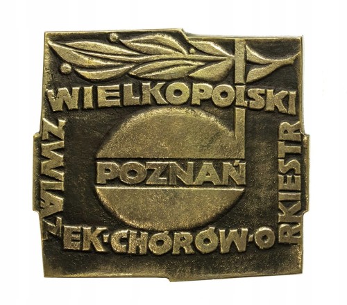 MEDAL 50 ROCZNICA ZJEDNOCZENIA CHÓRÓW POLSKICH, POZNAŃ 1974
