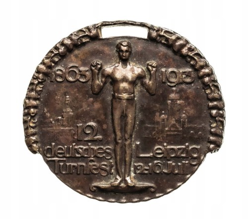 MEDAL 12 FESTIWAL GIMNASTYCZNY, LIPSK 1913