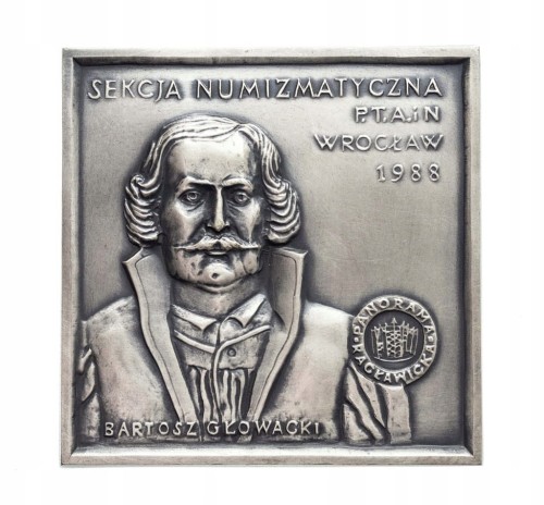 MEDAL BARTOSZ GŁOWACKI, PTAIN WROCŁAW 1988