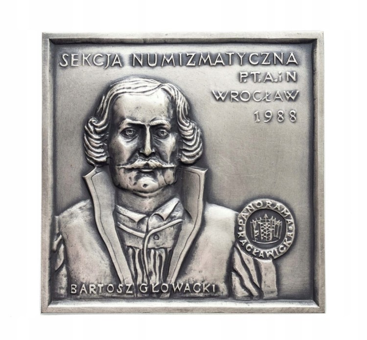 MEDAL BARTOSZ GŁOWACKI, PTAIN WROCŁAW 1988