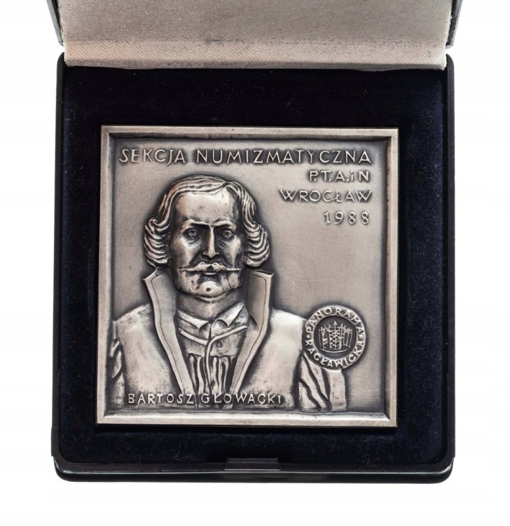 MEDAL BARTOSZ GŁOWACKI, PTAIN WROCŁAW 1988