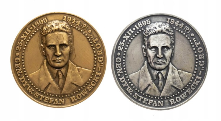 ZESTAW MEDALI STEFAN ROWECKI, ZWIĄZEK WALKI ZBROJNEJ AK, TWO 1990