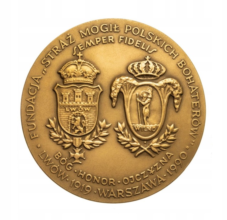 MEDAL ZASŁUG ZA KONSERWACJĘ ZABYTKÓW NA KRESACH WSCHODNICH 1990