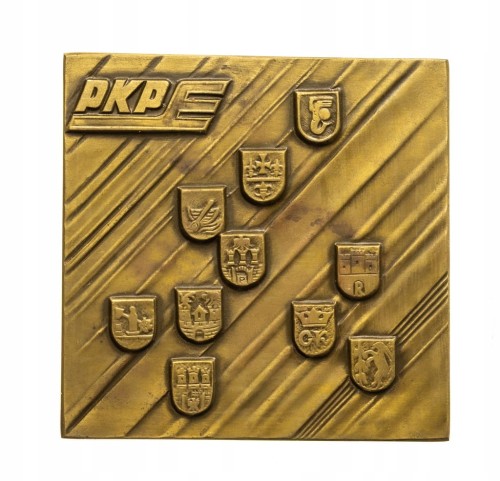 MEDAL BUDOWNICZYM CENTRALNEJ MAGISTRALI KOLEJOWEJ WARSZAWA - KATOWICE 1977